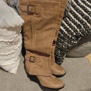 Vince Camuto Leather Knee High Boots